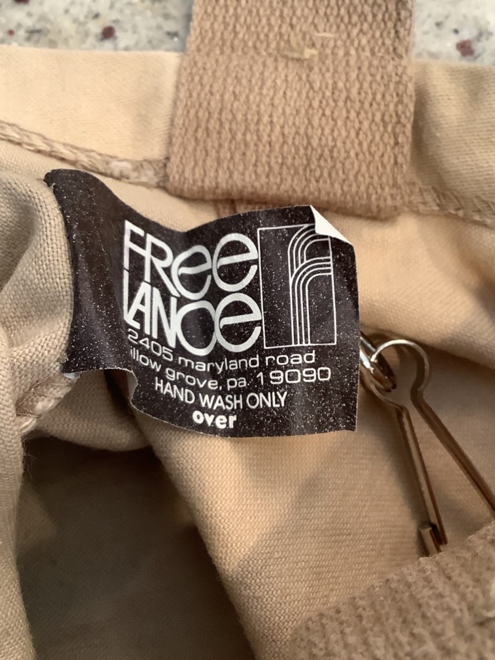 Ziggy Canvas Bathtub 1970’s Tote Bag - Beige/Tan Snap Close - Picture 5 of 9